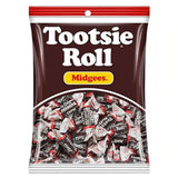 Tootsie Roll Midgees 6.5 oz Bag - Classic Individually Wrapped Bite-Sized Chocolate for Children's Birthday Party Piñata Fillers and Goodie Bags
