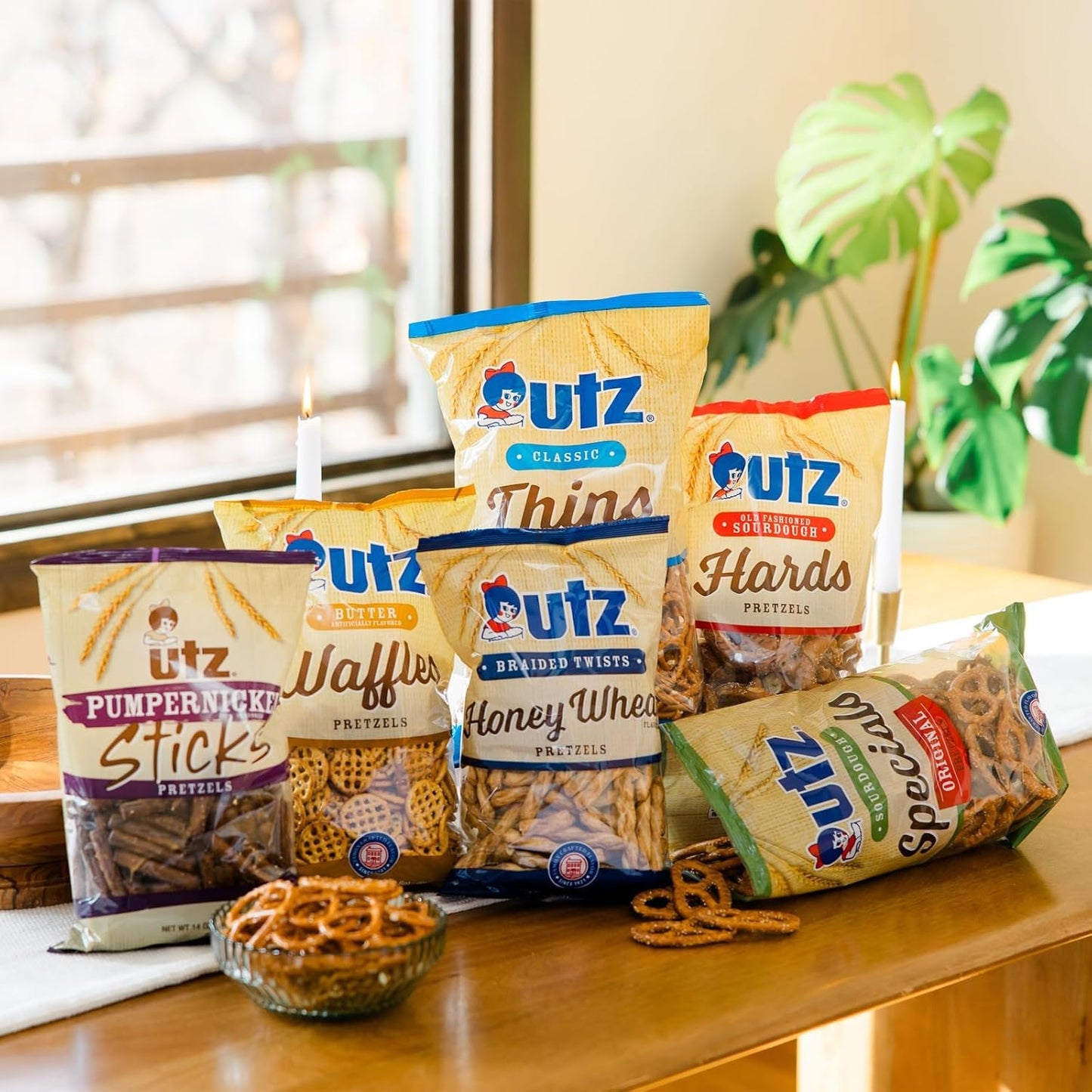 Utz Classic Sourdough Pretzel Nuggets 52 oz Barrel – Bulk Desk Snack That Encourages Coworkers to Step Away and Recharge