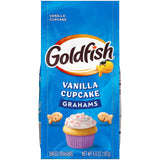 Goldfish Grahams No-Mess Desk Snack for Long Meetings, 6.6 oz Resealable Bag