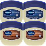 Vaseline Healing Jelly Variety Pack for Travelers – 4 Compact 1.75 Oz Jars to Heal Cracked Skin, Cuticles, and Lips Anywhere