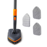 CLEANHOME Anti-Rust Scrub Pole – Stainless Steel Handle for Stable, Slip-Free Bathroom Cleaning