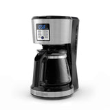 BLACK+DECKER Compact 12-Cup Coffee Maker, Neutral-Toned Brewer for Scandi-Style Kitchens and Simple Mornings