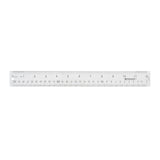 Westcott Transparent 12-Inch Ruler – Sleek Measuring Tool for Modern Home Offices