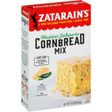 Zatarain's Cheddar Jalapeño Cornbread Mix – 30-Minute Southern Side for Weeknight Meal Prep, Cheddar and Jalapeño Built In