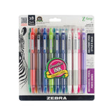Zebra Pen Z-Grip Ballpoint and Mechanical Pencil Combo as a Thoughtful Birthday Gift for Writers, 18-Pk Skip-Free Ink and HB Lead Set