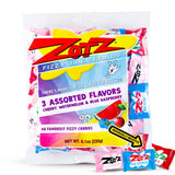 ZOTZ Fizzy Sour Candy Sampler - 7 Assorted Flavors Individually Wrapped Candy Gift for Coworkers, Neighbors and Secret Santa Exchanges