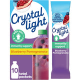 Crystal Light Pure Immunity Blueberry Pomegranate Drink Mix – Portable Vitamin Drink for Hiking and Travel Days