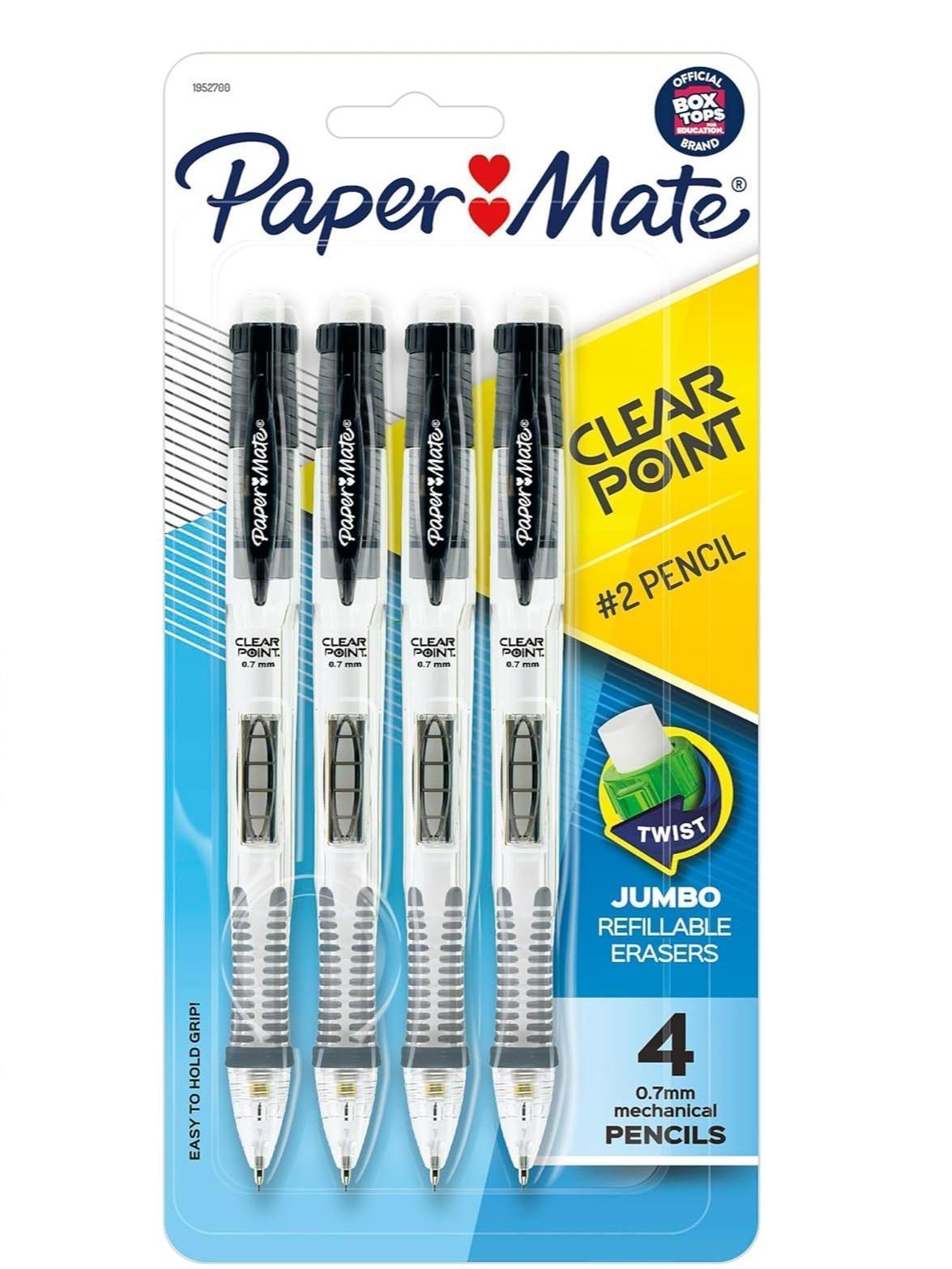 0.7mm hb #2 lead size meeting standardized test requirements