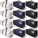 Semi-Transparent+Blue+Black - 24 Gal - 12 Pack
