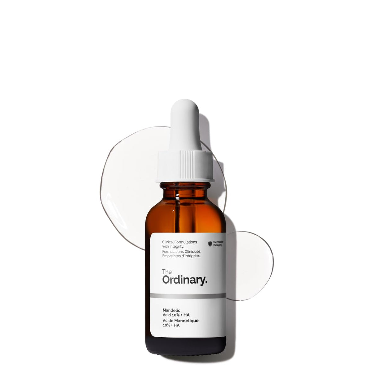 10% mandelic acid — a milder aha with larger molecular weight for balanced exfoliation