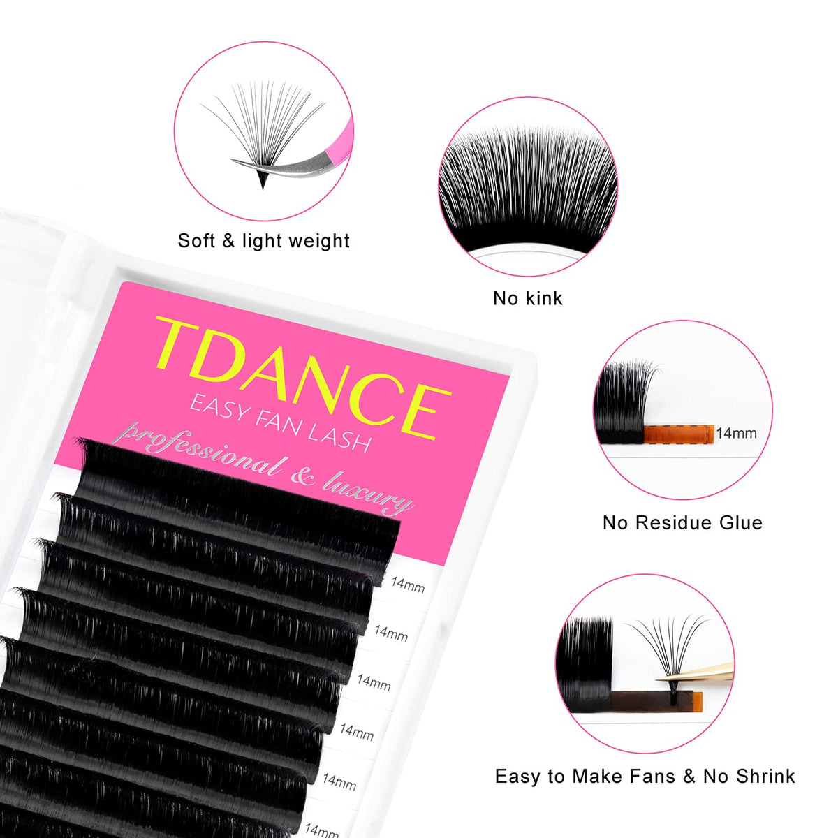 100% handmade with no glue residue, available in classic black plus seven fashion colors and multi-pack options