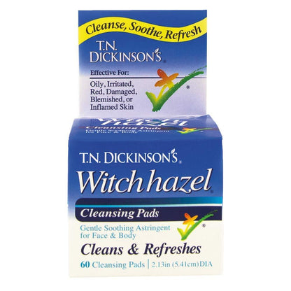 100% natural witch hazel as the active ingredient, paired with aloe vera