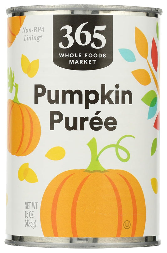100% pure pumpkin, single-ingredient formulation