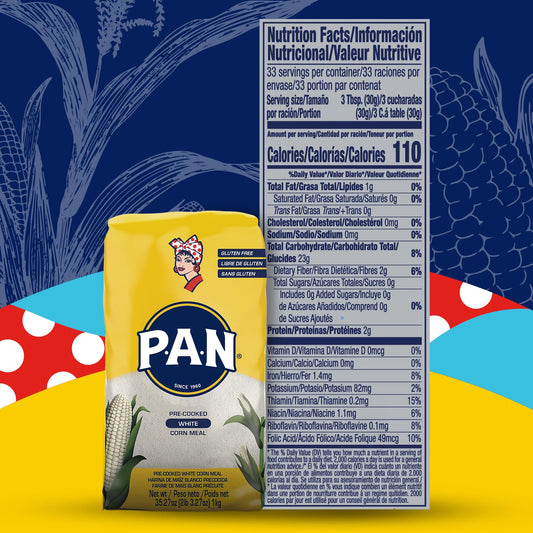 100% selected white corn base producing soft, pliable dough