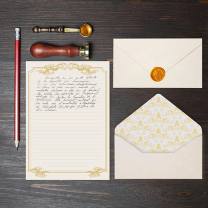 100gsm thick letter paper with smooth texture for premium writing feel