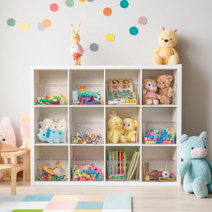 11"l x 11"w x 6.9"h cube dimensions designed to fit standard cube shelf cubbies