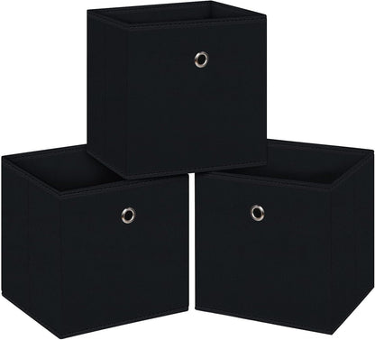 11" x 11" x 11" cube dimensions that fit standard cube storage shelving