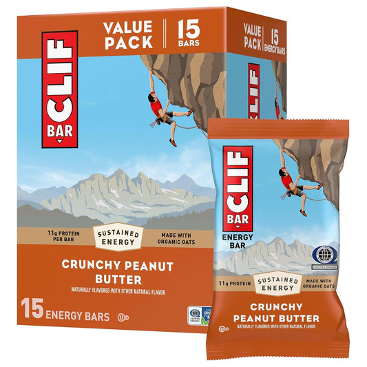 11g of plant-based protein per bar sourced from soy and peanut blend