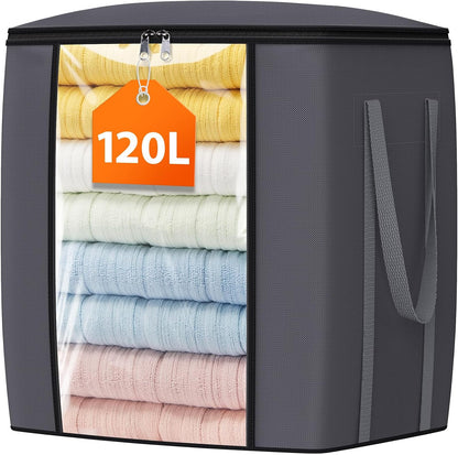 120l storage capacity in a 23.6" x 15.8" x 23.6" rectangular footprint