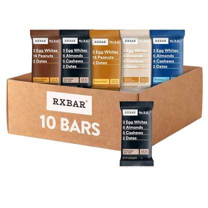 12g of protein per bar sourced from egg whites