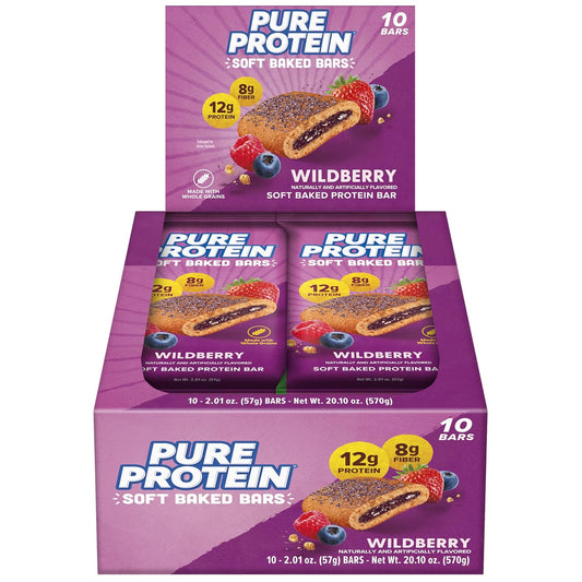 12g protein per bar from a blended protein source