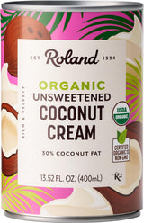 Roland Foods Organic Coconut Cream – Neutral-Toned Pantry Essential for Restraint-Focused Cooks and Simple Vegan Recipes