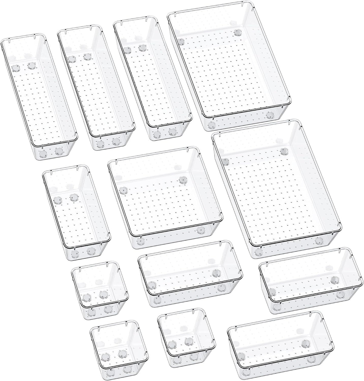 13-piece set in 5 interchangeable sizes (8.9x5.9, 8.9x3.0, 5.9x5.9, 5.9x3.0, 3.0x3.0 inches)