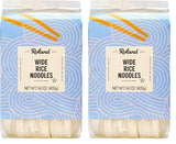 Roland Foods Wide Rice Noodles – Quick-Cooking 10mm Rice Noodles for the Busy Home Kitchen, 6-Minute Boil
