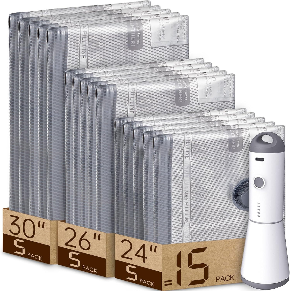 1500mah rechargeable battery delivering 90 compressions per charge