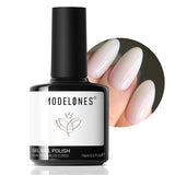 modelones Jelly White Gel Polish – Less-Is-More At-Home Manicure, Single-Bottle French Tip Solution for Simple Daily Polish
