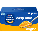 Kraft Easy Mac Microwavable Mac & Cheese – After-School Snack for Kids Lunch Boxes