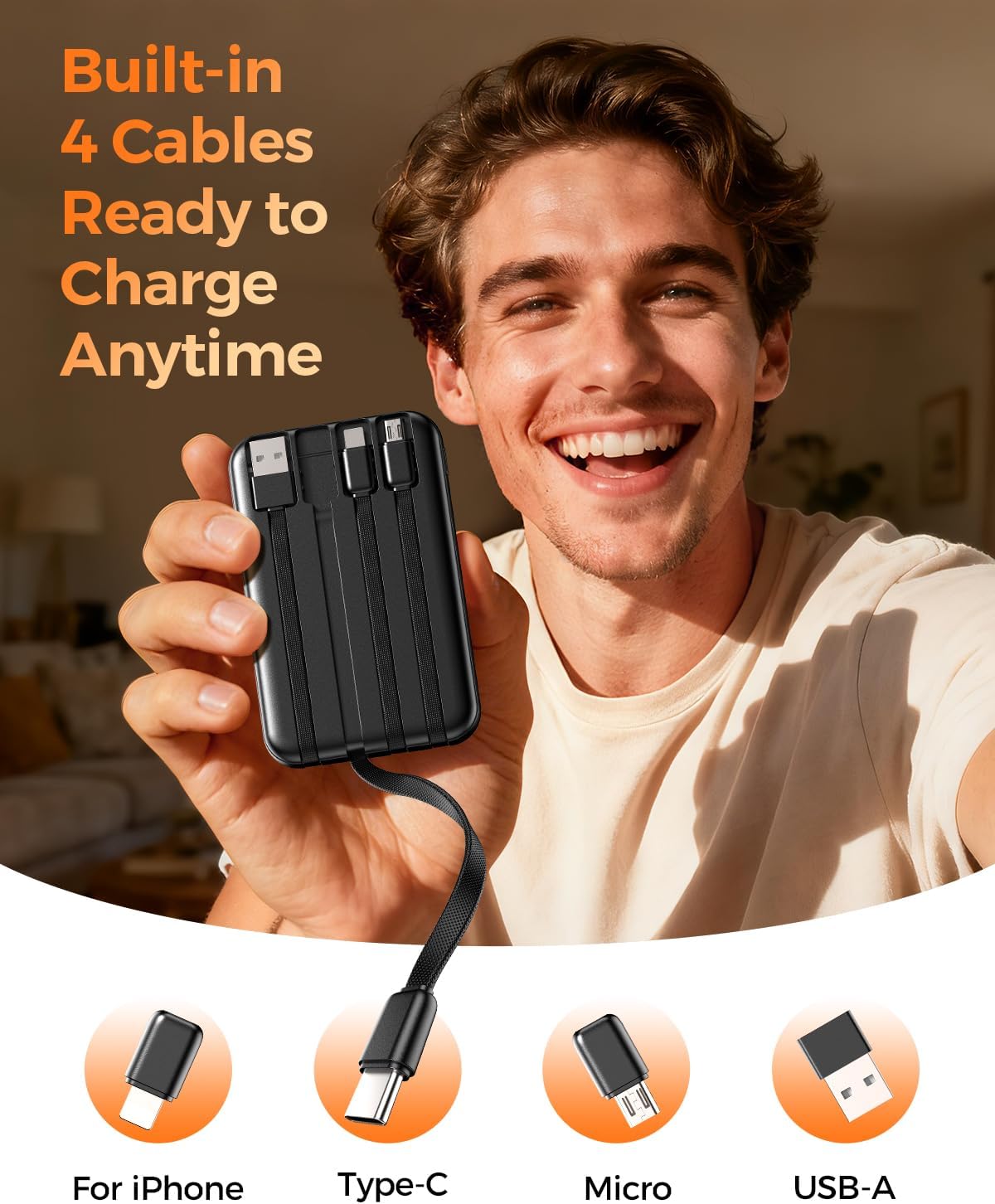 18w output with overcharge, overcurrent, short-circuit, and temperature protection