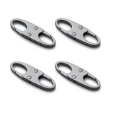 zelin Zipper Pull Locks – Understated Carabiner Clips in Neutral Finishes for Capsule Wardrobe Travelers