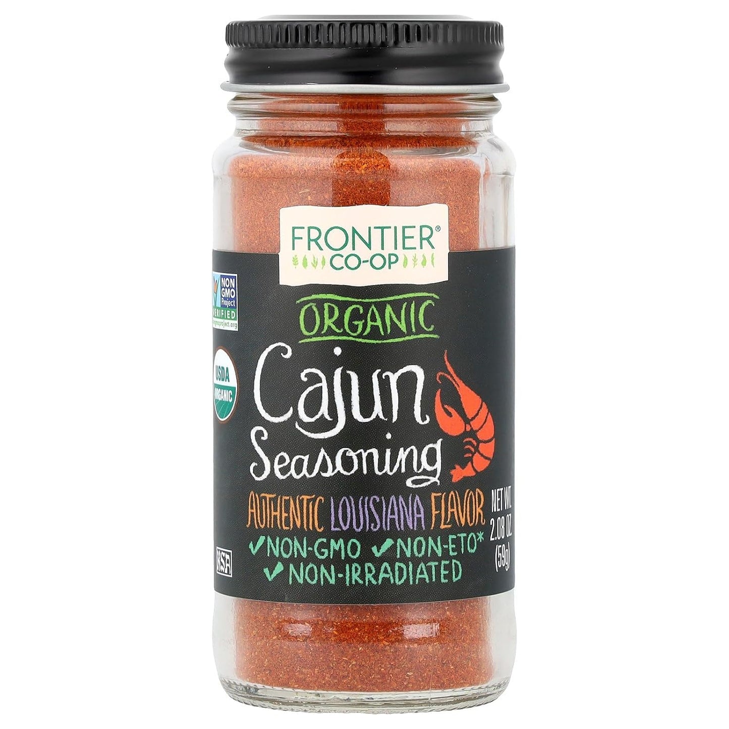 2.08-ounce resealable jar sized for frequent home cooking