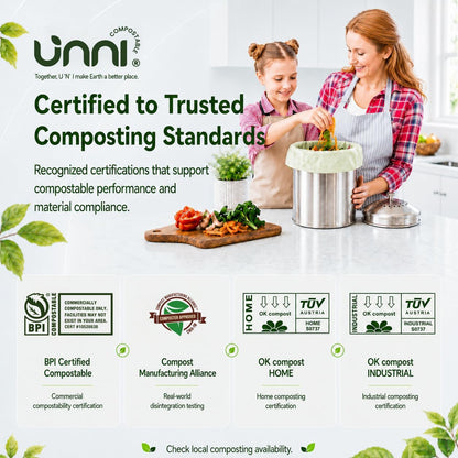 2.6 gal size fits 16.3 x 16.5 in compact bins (4.6 x 4.13 x 4.06 in packaging) for easy under-sink storage