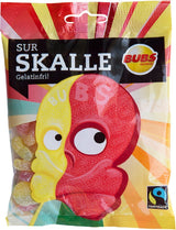 Bubs Godis Sur Skalle Sour Skull Gummy Candy 2-Pack – Gelatine-Free Vegetarian Treat for Guilt-Free Mindful Snacking at Home & the Office