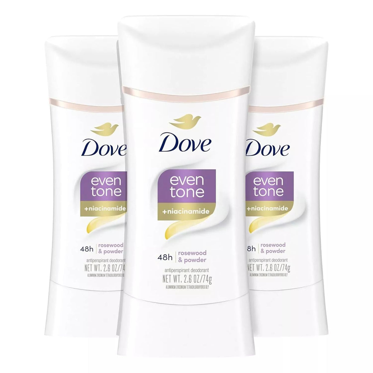 2-in-1 antiperspirant and tone-restoring deodorant stick