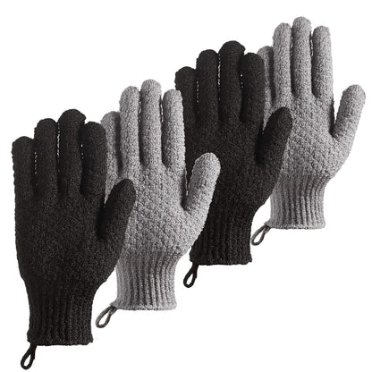 2-pair set (4 gloves total) in coordinated colors