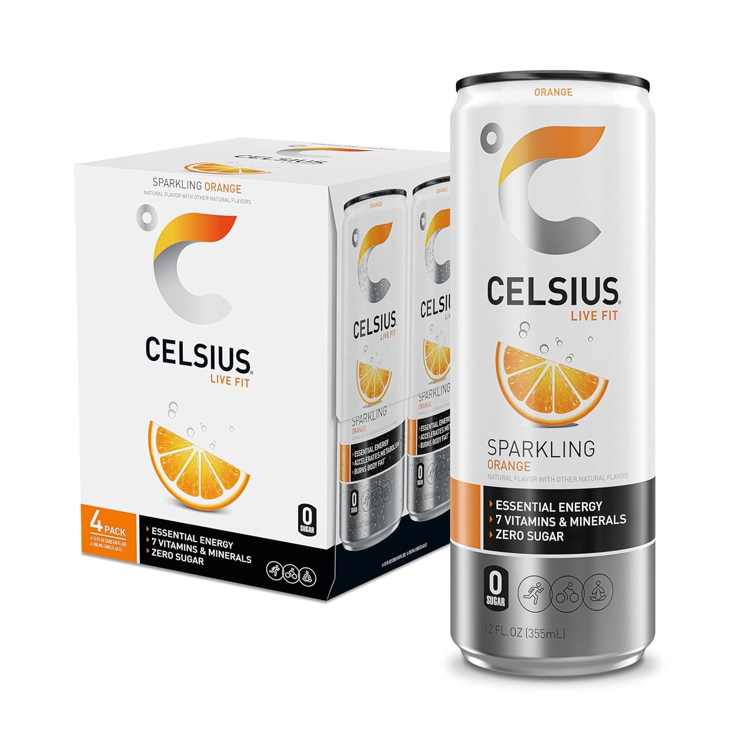 200mg caffeine per 12 fl oz can for functional energy