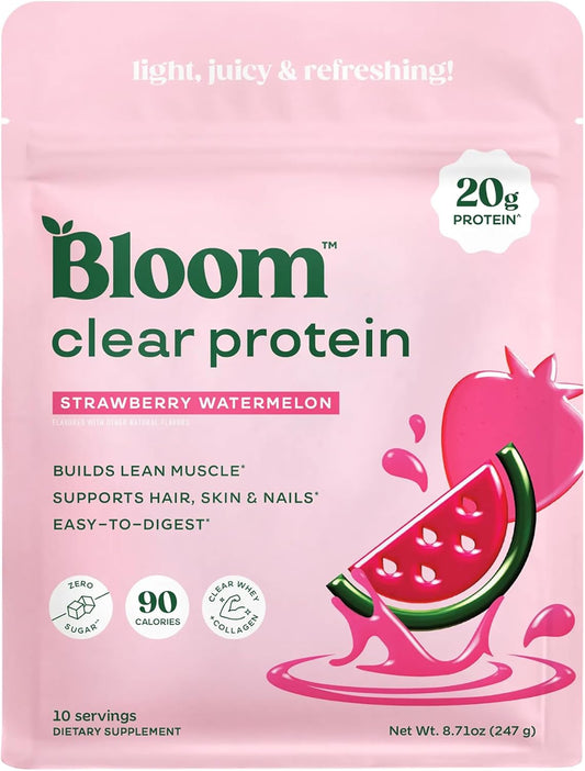20g total protein per scoop (15g whey protein isolate + 5g collagen peptides)