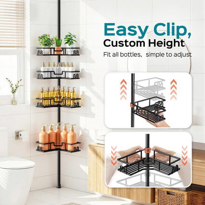 22 lb per-shelf weight capacity with included deep and shallow basket combo