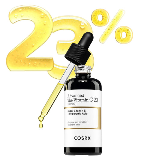 23% pure vitamin c (ascorbic acid) for brightening and anti-aging