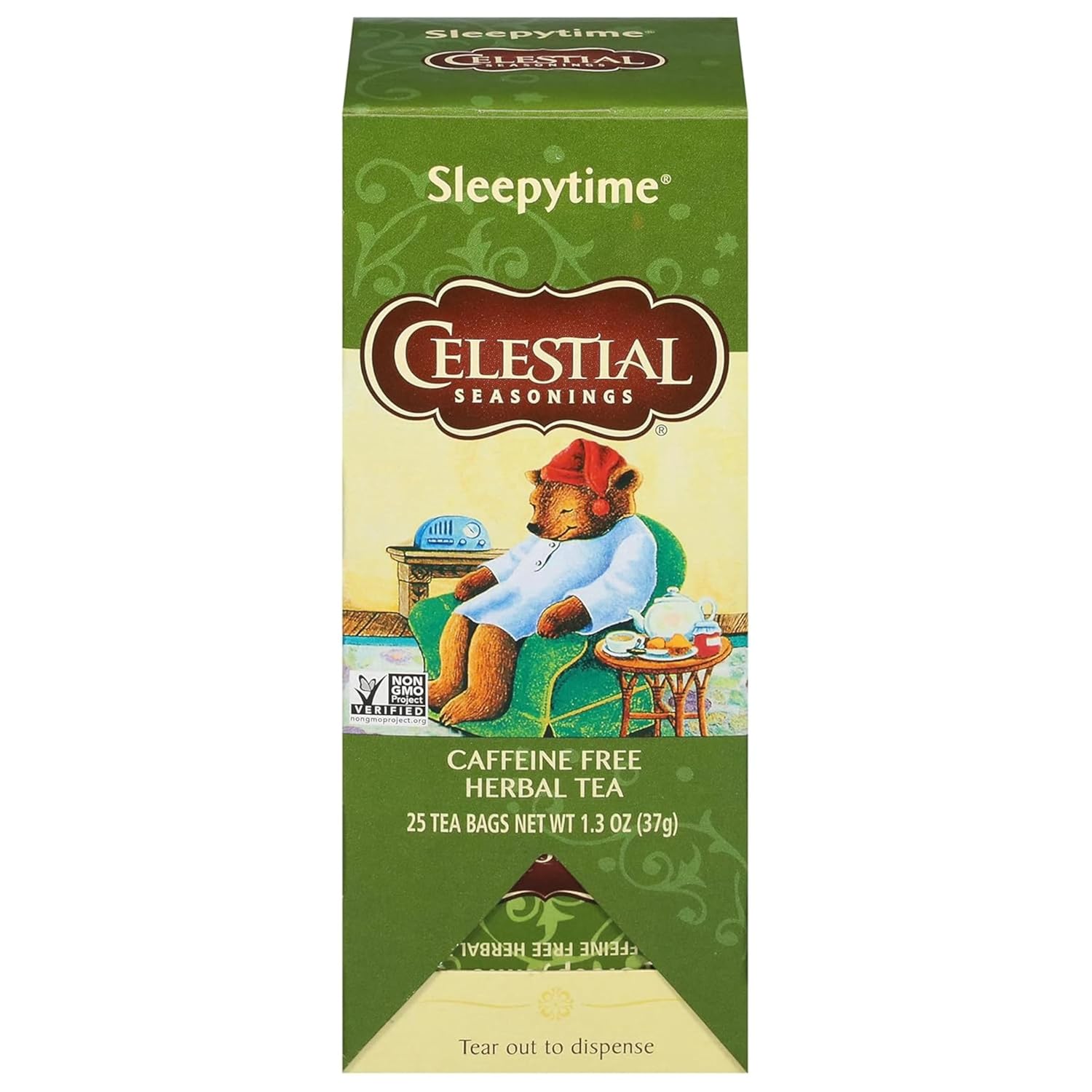 25 individually-portioned tea bags per box