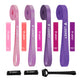Pink Purple - 4 Bands, 15-125 lb with Mini Bands
