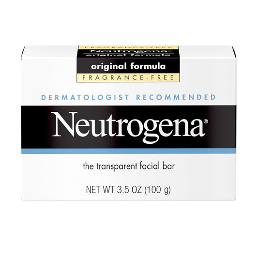 3.5 oz transparent glycerin-rich cleansing bar with clean-rinsing lather