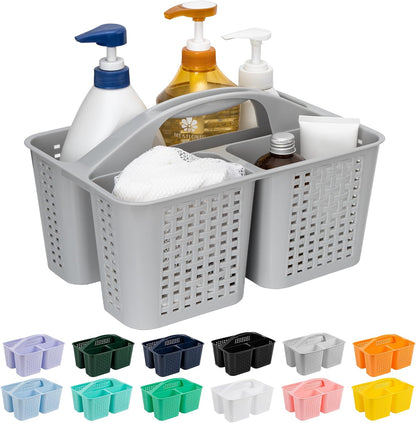 3-compartment rectangular layout measuring 12.4" l x 9" w x 7.3" h