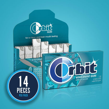 3 packs of 14 individually wrapped sticks (42 pieces total), with a pack of 2 option for 84 total
