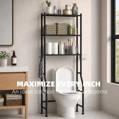 3-tier (or 4-tier) open shelving with removable shelf option