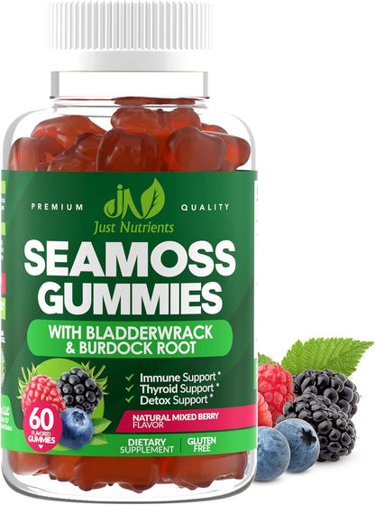 3000mg total superfood blend per serving (1750mg irish sea moss + 1000mg bladderwrack + 250mg burdock root)