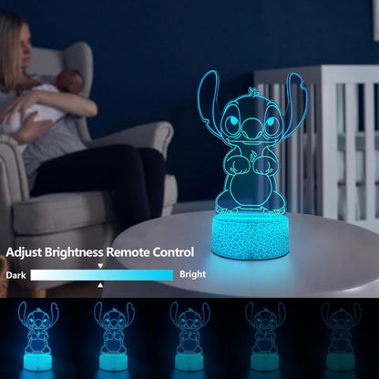 3D Optical Illusion Night Light – Christmas Stocking Stuffer and Birthday Gift for 5 Year Old Children